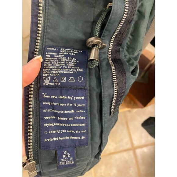 London Fog Men’s All Weather Jacket Size XL. Seattle Outdoors Sports Camping - Picture 4 of 6